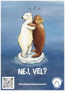 Plakat arktis logo hvid -billede